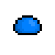A blue slime