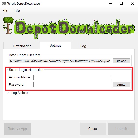 Tool - TerrariaDepotDownloader - Downgrade To ANY Version!