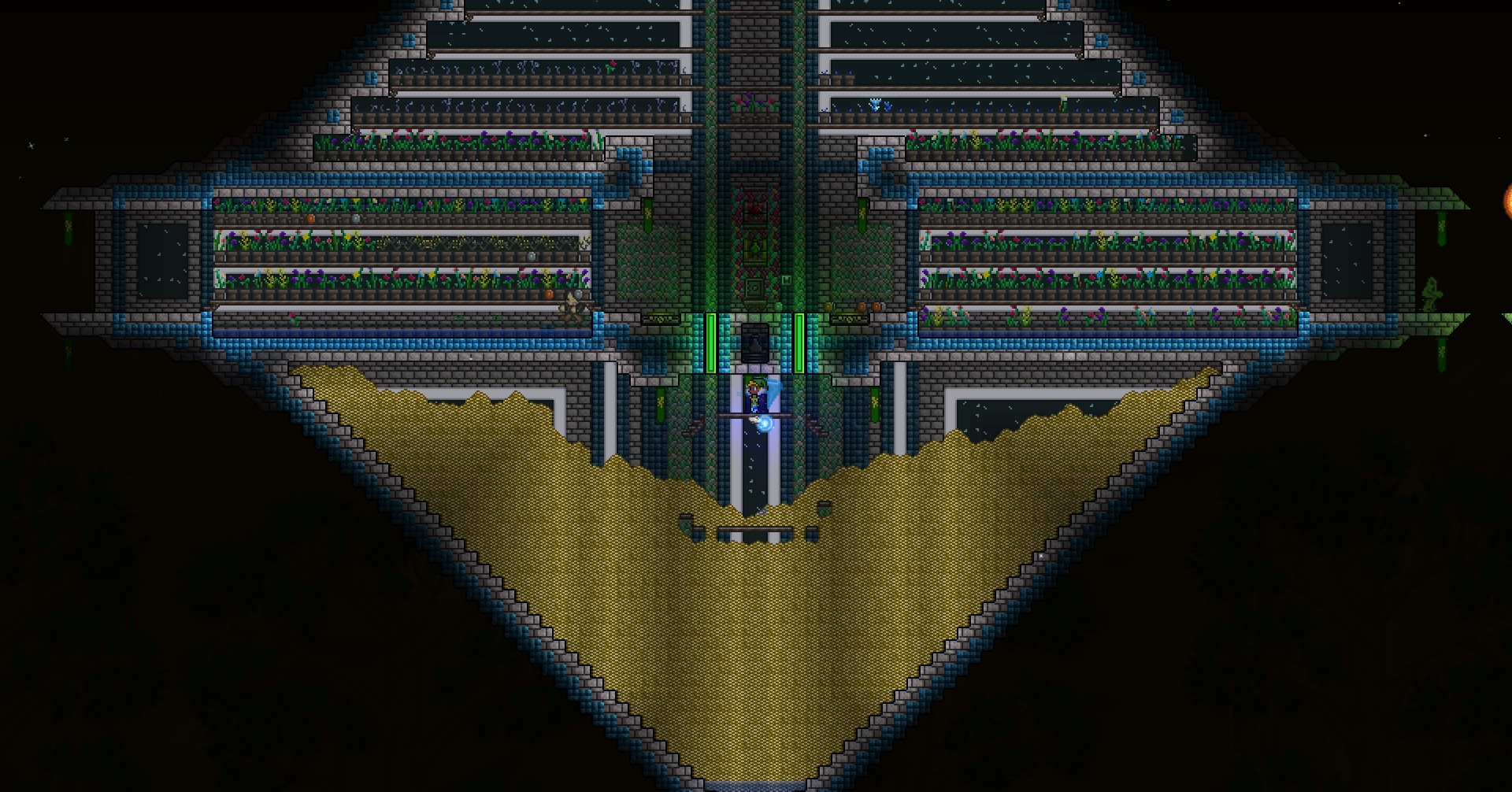 My Cobalt fortress of geometry, All resources legit | Terraria Community Forums1920 x 1006