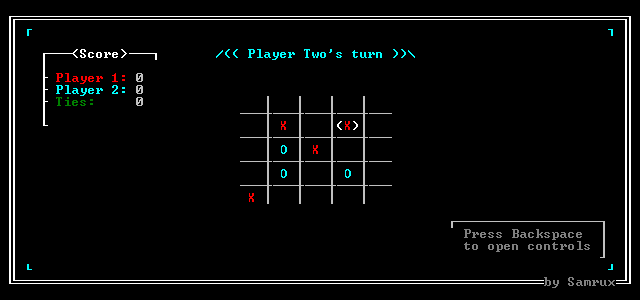 I programmed a tiny game. It's Tic-Tac-Toe under a new light.
