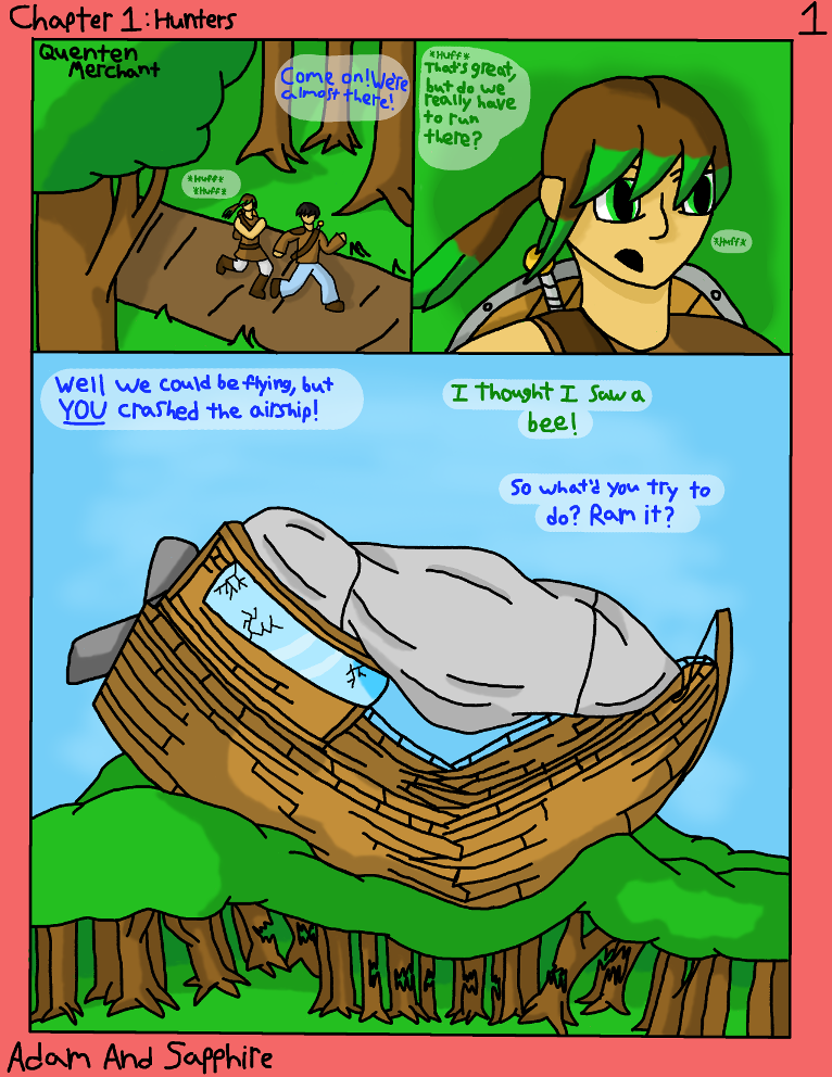 Adam And Sapphire; Chaper One; page One Final.png