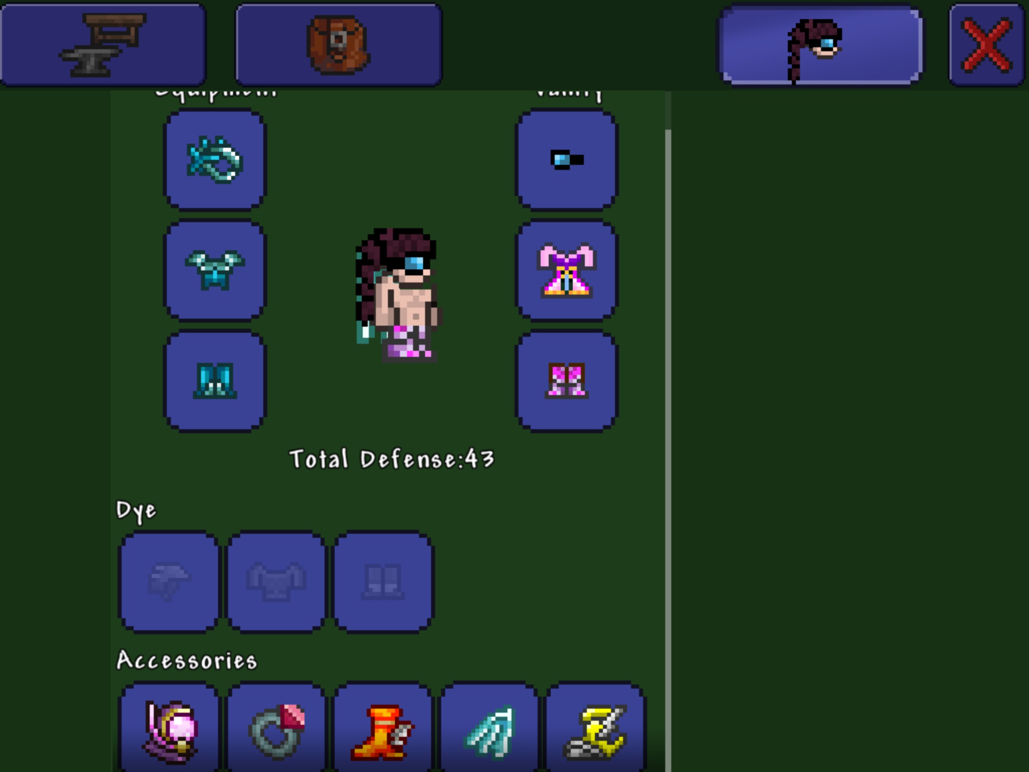 Mobile Princess Dress Invisible Yes My Char Is Naked Terraria 