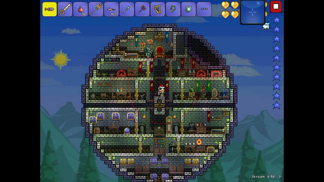 Gallery of Awesome Terraria Bases.