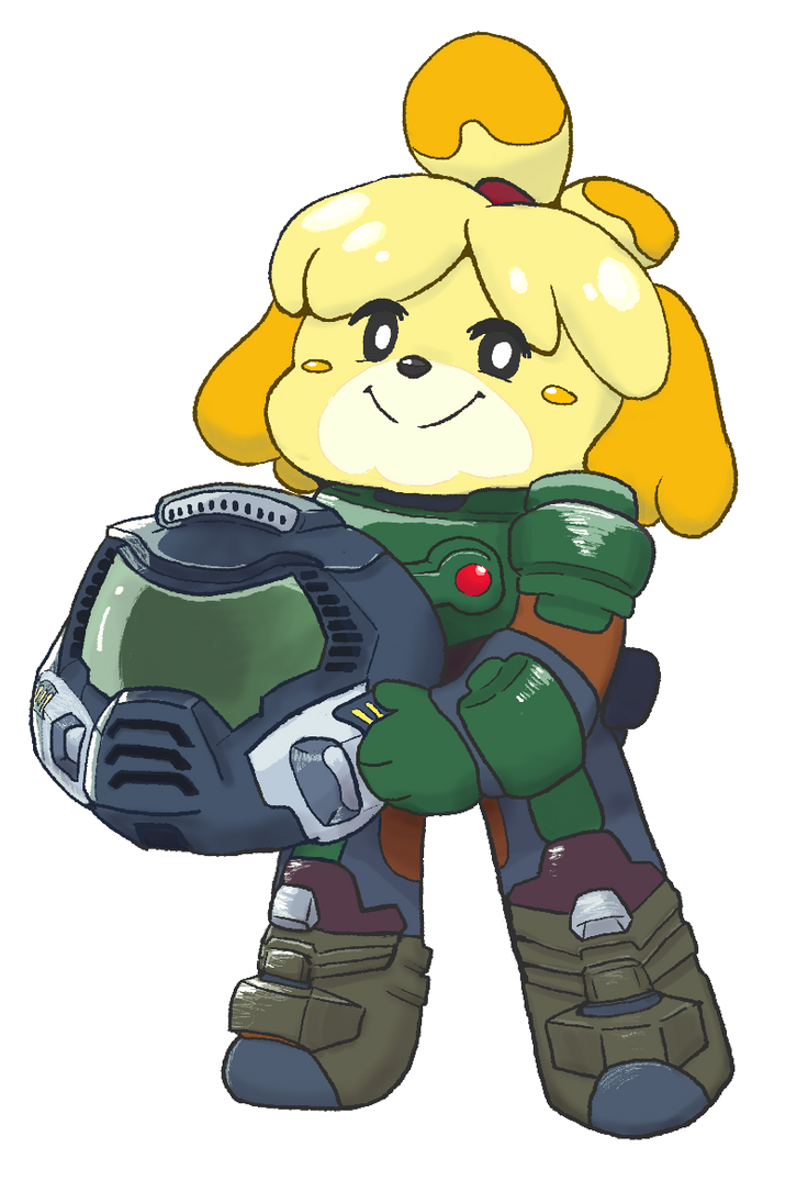 isabelle_is_doomguy_by_nyanpizza_ddpguns-pre.png