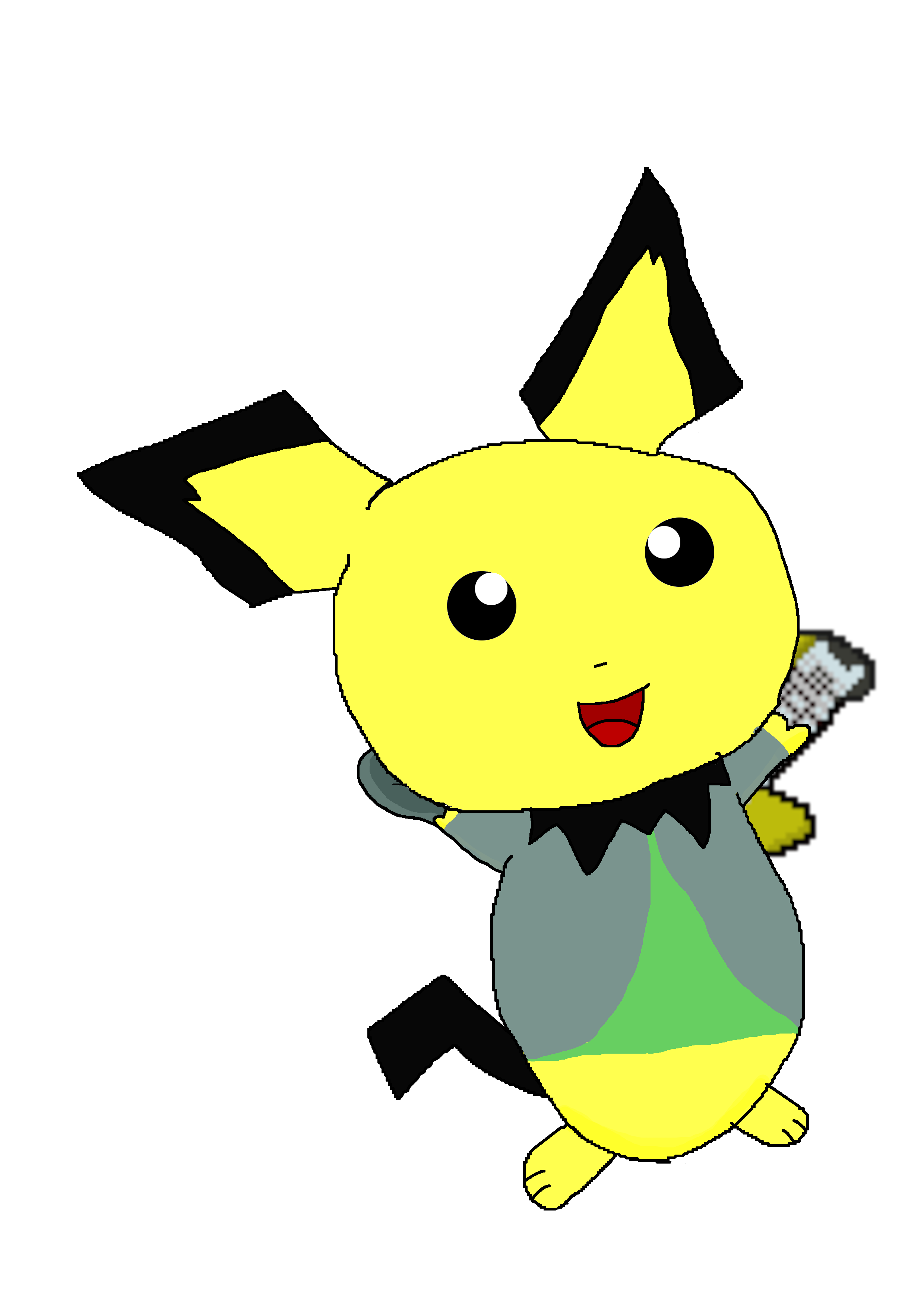 Pichu With A Guitar.png