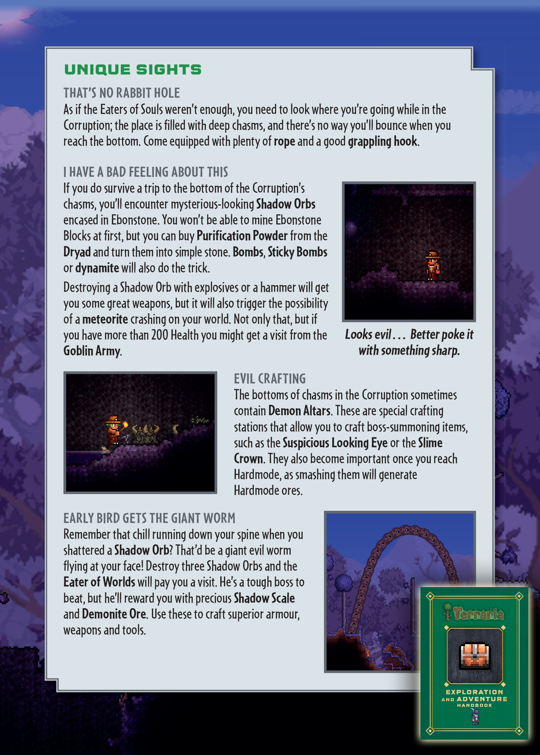Uk Terraria Exploration And Adventure Handbook Out Now