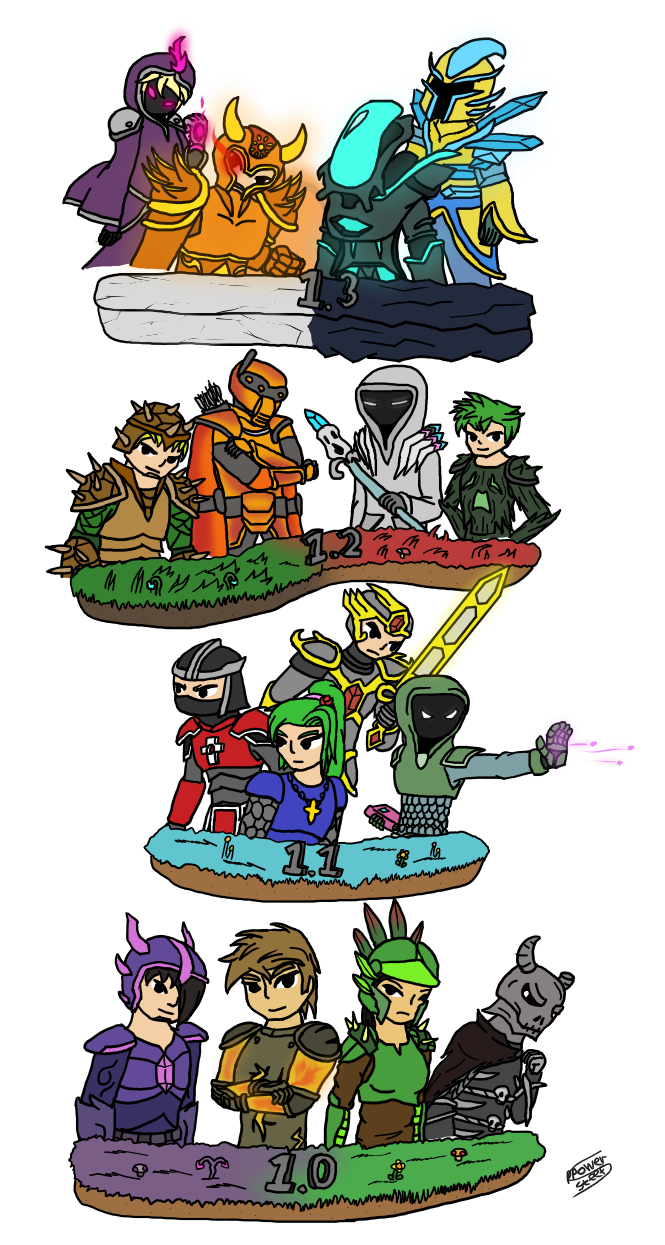 Terraria Evolution of Armors.png