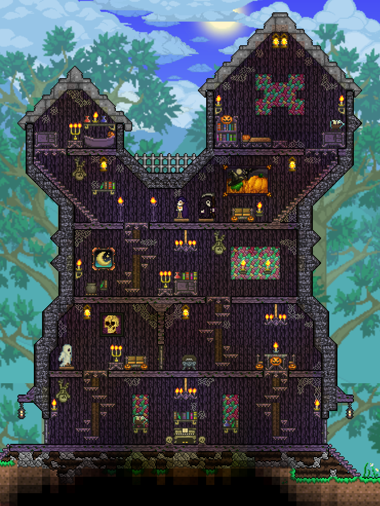 Terraria Haunted Mansion - Day.png