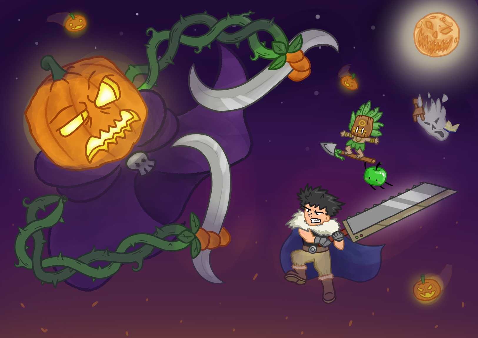 V.S. Pumpking [Halloween contest 2022 submission]