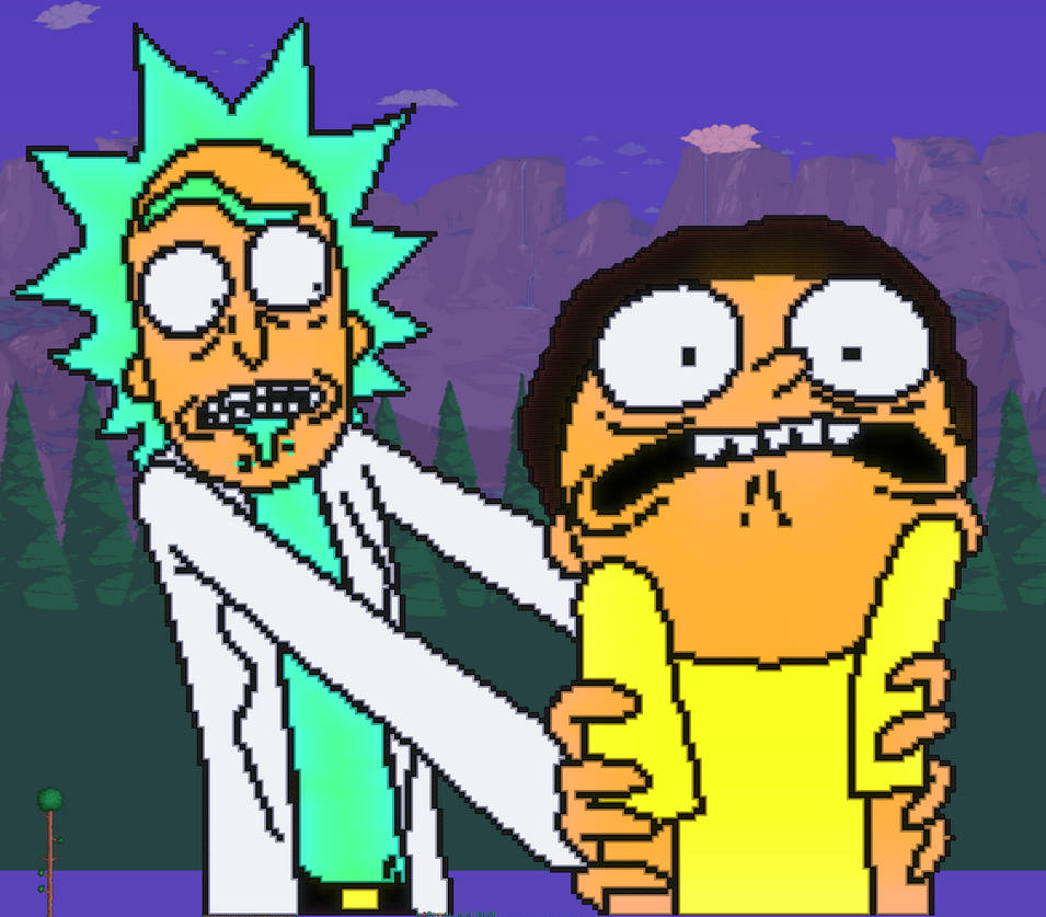 terraria_rick_and_morty_by_liquidsnake81_daf3rsd-pre.jpg