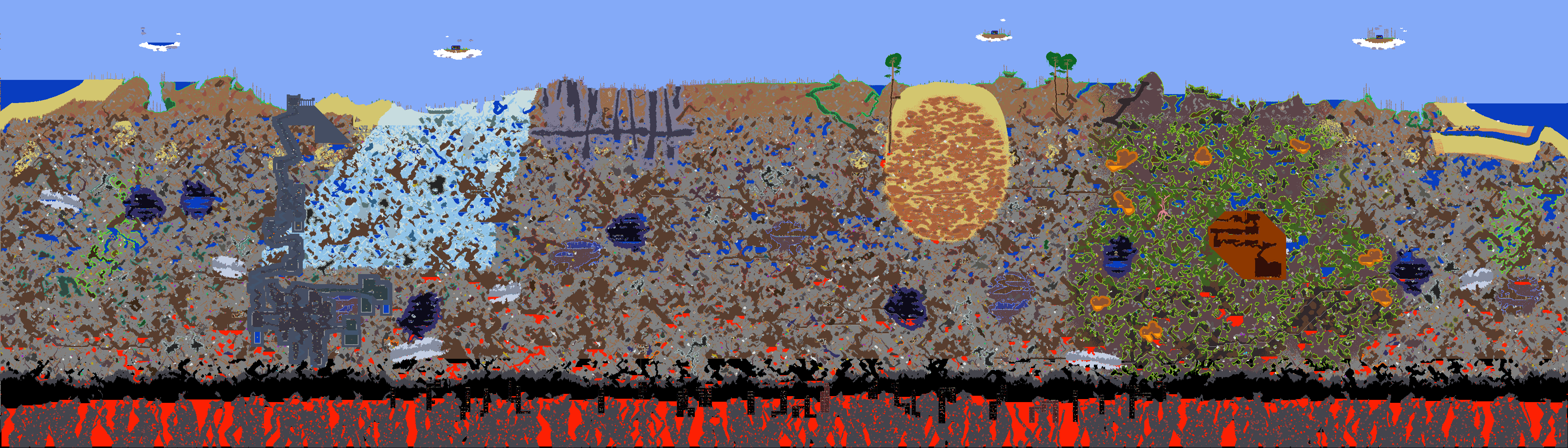 REPORTED** - Server and Game Different Worldgen With Same Seed